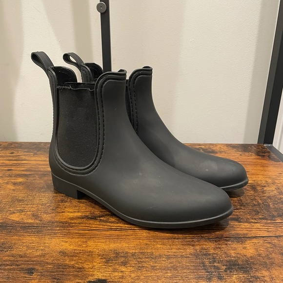 Jeffrey Campbell Shoes - CLEAR OUT SALE!! Jeffrey Campbell Chelsea waterproof rain boot Black matte